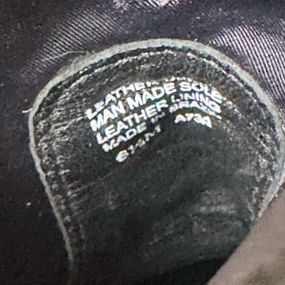 Tory Burch Melrose Black Leather Goldtone Buckle Zipper Bootie Women’s Size 6.5 - Picture 10 of 13